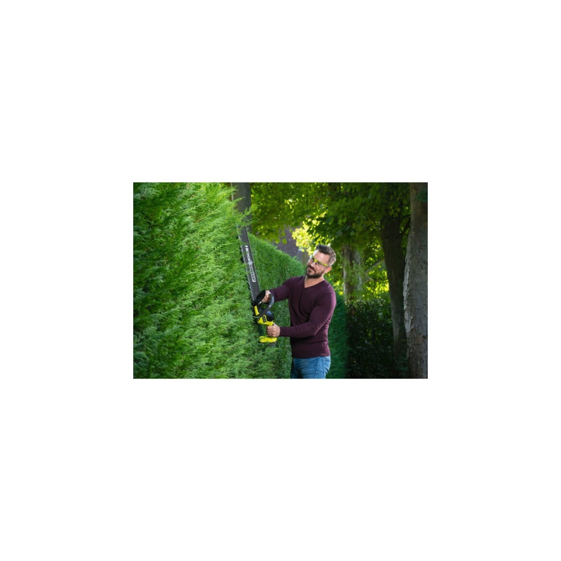 Ryobi ONE+ Akku-Heckenschere RY18HT55A-140, 18Volt(grün/schwarz, Li-Ionen Akku 4,0Ah)