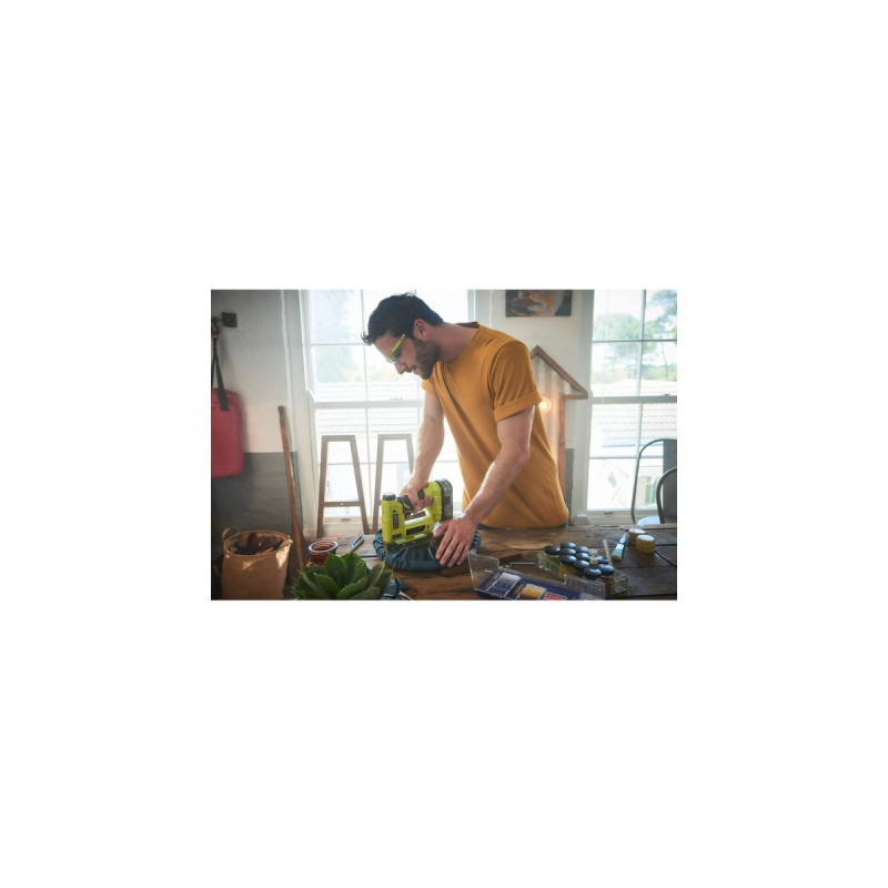 Ryobi ONE+ Akku-Hefter R18ST50-0, 18Volt, Elektrotacker(grün/schwarz, ohne Akku und Ladegerät)