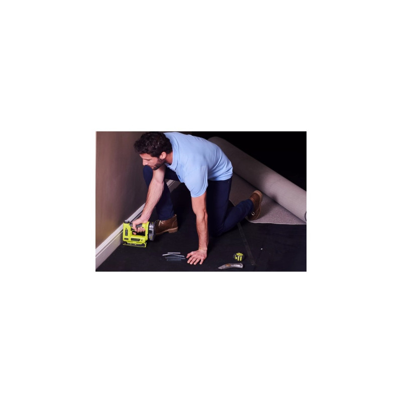 Ryobi ONE+ Akku-Hefter R18ST50-0, 18Volt, Elektrotacker(grün/schwarz, ohne Akku und Ladegerät)