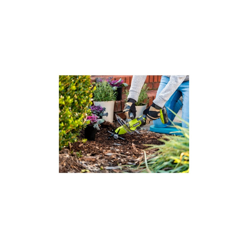 Ryobi ONE+ Akku-Kompakt-Kultivator RY18HCA-0, 18Volt(grün/schwarz, ohne Akku und Ladegerät)