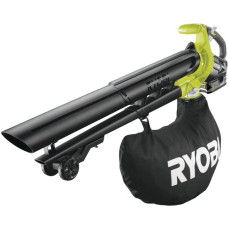 Ryobi ONE+ Akku-Laubsauger RBV1850, 18 Volt, Laubsauger/Laubbläser(grün/schwarz, Li-Ionen Akku 5,0Ah)