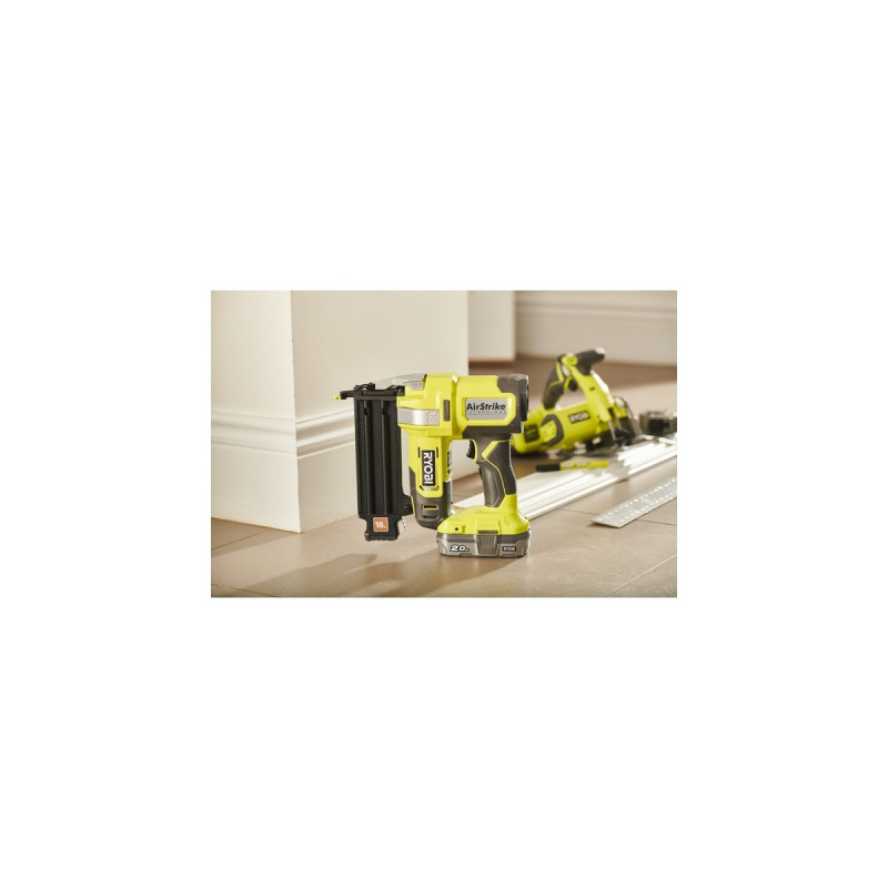 Ryobi ONE+ Akku-Nagler R18GN18-0, 18Volt(grün/schwarz, ohne Akku und Ladegerät)