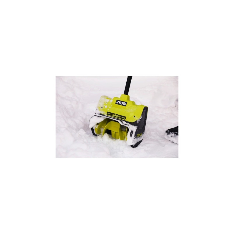 Ryobi ONE+ Akku-Schneebürste RY18ST25A-140, 18Volt, Schneefräse(grün/schwarz, Li-Ionen Akku 4,0Ah, Outlet)