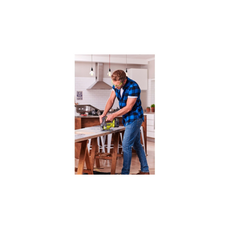 Ryobi ONE+ Akku-Stichsäge R18JS7-0, 18Volt(grün/schwarz, ohne Akku und Ladegerät)