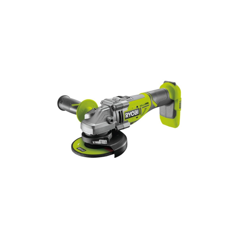 Ryobi ONE+ Akku-Winkelschleifer R18AG7- 0, 18Volt(grün/schwarz, ohne Akku und Ladegerät)