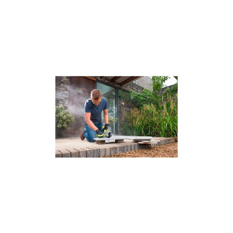 Ryobi ONE+ Akku-Winkelschleifer R18AG7- 0, 18Volt(grün/schwarz, ohne Akku und Ladegerät)