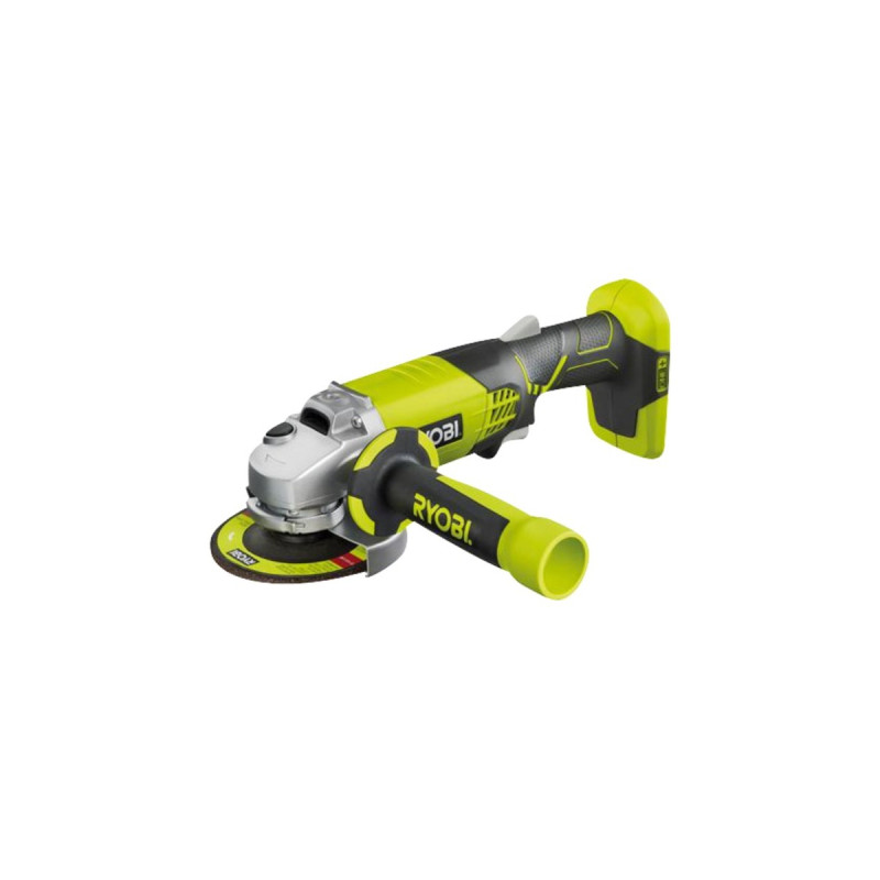 Ryobi ONE+ Akku-Winkelschleifer R18AG-0, 18Volt(grün/schwarz, ohne Akku und Ladegerät)