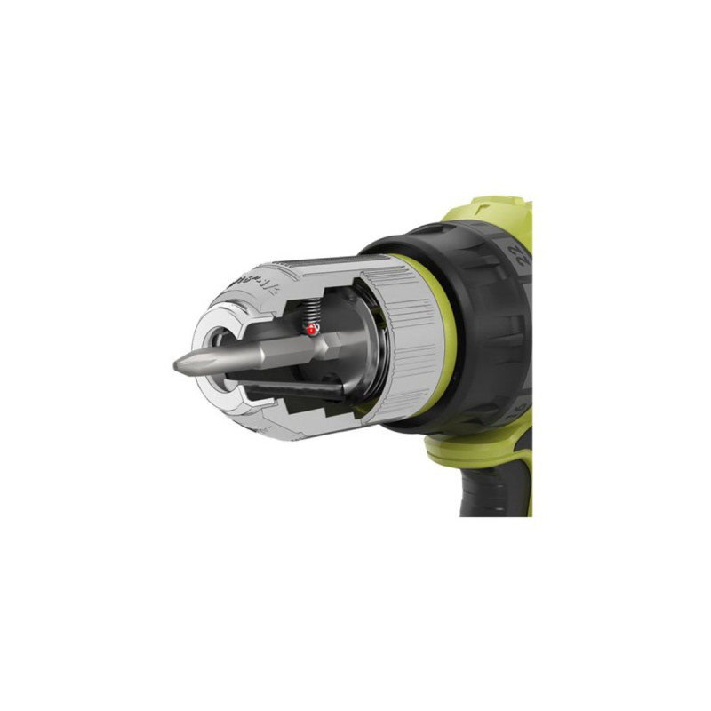 Ryobi ONE+ Brushless Akku-Bohrschrauber R18DD7-0, 18Volt(grün/schwarz, ohne Akku und Ladegerät)