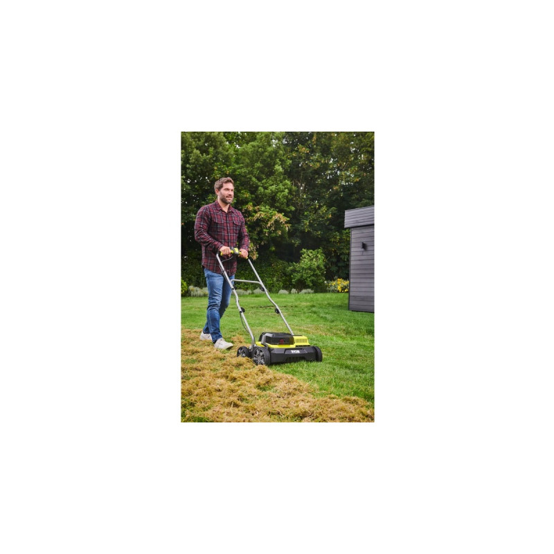 Ryobi ONE+ Brushless Akku-Vertikutierer RY18SFX35A-0, 18 Volt(grün/schwarz, ohne Akku und Ladegerät)