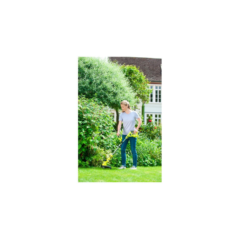 Ryobi ONE+ Hybrid-Rasentrimmer RLT1831H25F, 18Volt + Kabelbetrieb(grün/schwarz, Li-Ionen Akku 2,5Ah)