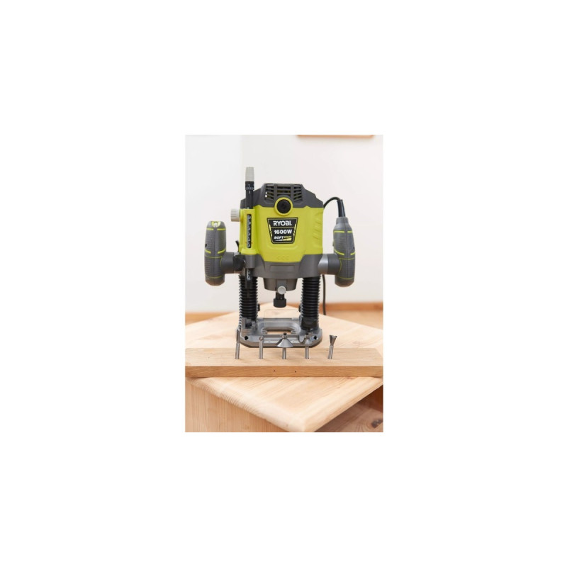 Ryobi Oberfräse RRT1600-K(grün/schwarz, 1.600 Watt, Koffer)