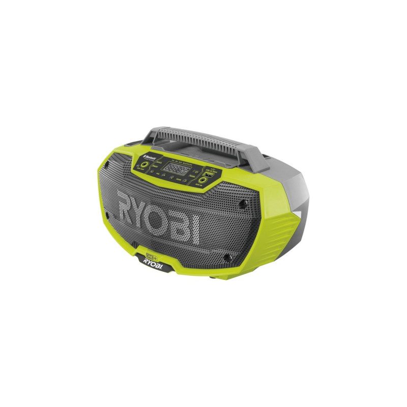 Ryobi R18RH-0, Radio(grün/schwarz, AUX, Bluetooth, USB, FM/AM)