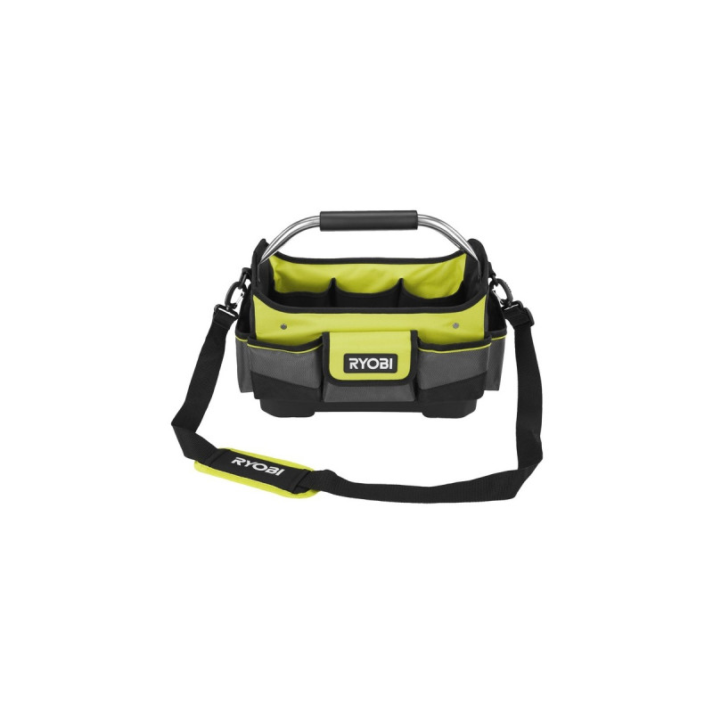 Ryobi Werkzeugtrage RSSSOT1, Größe S, Werkzeugkiste(grün/schwarz, mit Schultergurt)