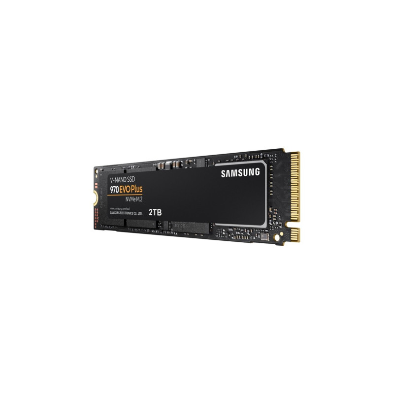SAMSUNG 970 EVO Plus 2 TB, SSD(schwarz, PCIe 3.0 x4, NVMe 1.3, M.2 2280, intern)