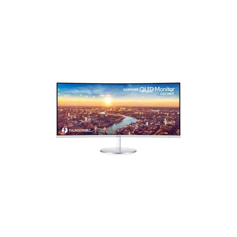 SAMSUNG C34J791WTR , LED-Monitor(86 cm (34 Zoll), weiß/aluminium, WQHD, VA-Panel, Thunderbolt, 100Hz Panel)