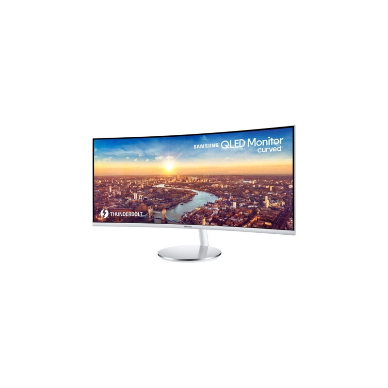 SAMSUNG C34J791WTR , LED-Monitor(86 cm (34 Zoll), weiß/aluminium, WQHD, VA-Panel, Thunderbolt, 100Hz Panel)