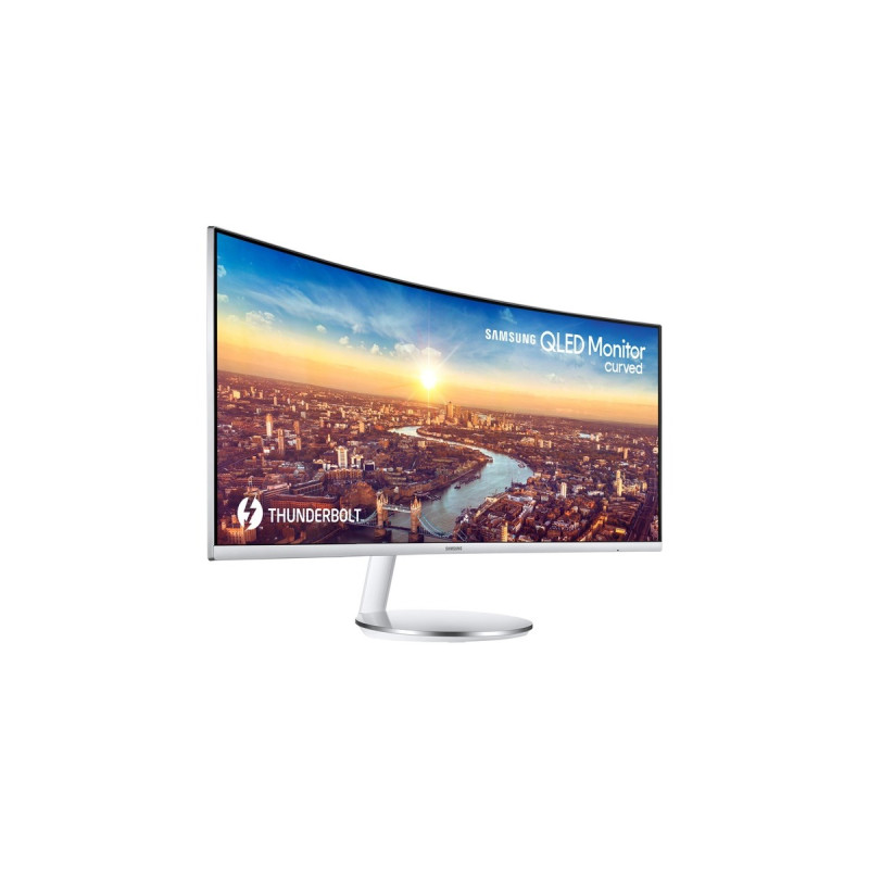 SAMSUNG C34J791WTR , LED-Monitor(86 cm (34 Zoll), weiß/aluminium, WQHD, VA-Panel, Thunderbolt, 100Hz Panel)