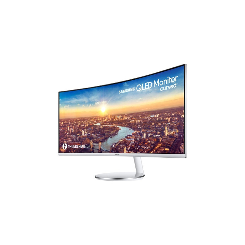 SAMSUNG C34J791WTR , LED-Monitor(86 cm (34 Zoll), weiß/aluminium, WQHD, VA-Panel, Thunderbolt, 100Hz Panel)