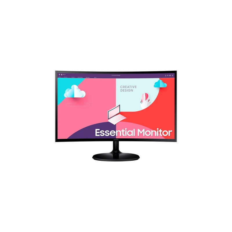 SAMSUNG Essential S27C364EAU, LED-Monitor(68 cm (27 Zoll), schwarz, FullHD, VA, 75 Hz, AMD Free-Sync)