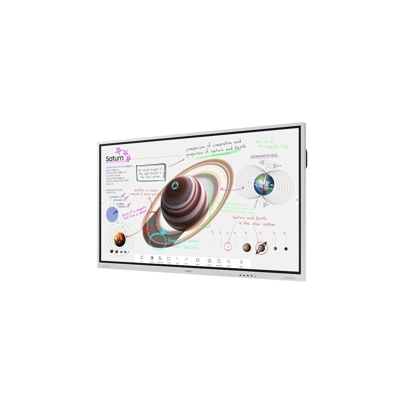 SAMSUNG Flip 4 WM85B, Public Display(weiß, UltraHD/4K, Multitouch, USB-C)