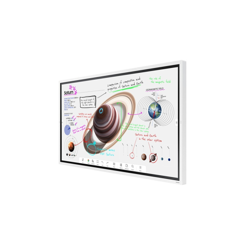 SAMSUNG Flip Pro WM65B, Public Display(weiß, UltraHD/4K, Multitouch, USB-C)