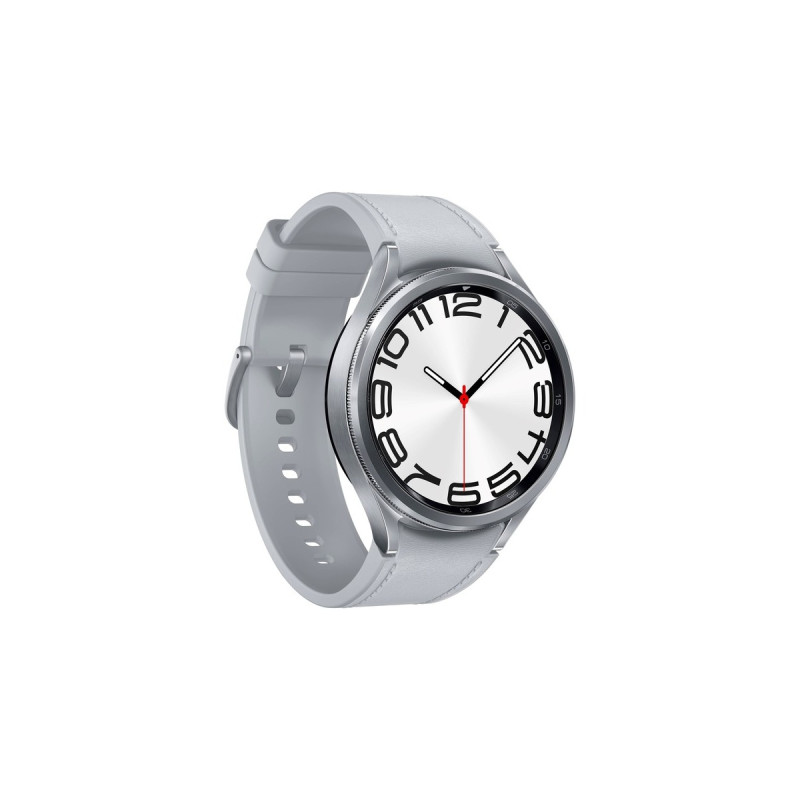 SAMSUNG Galaxy Watch6 Classic (R960), Smartwatch(silber, 47 mm)