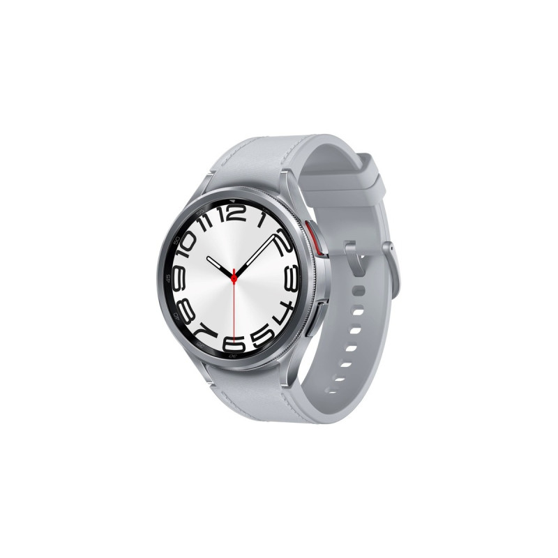 SAMSUNG Galaxy Watch6 Classic (R965), Smartwatch(silber, 47 mm, LTE)