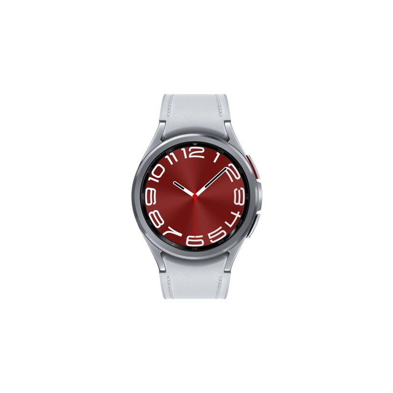 SAMSUNG Galaxy Watch6 Classic (R-955), Smartwatch(silber, 43 mm, LTE)