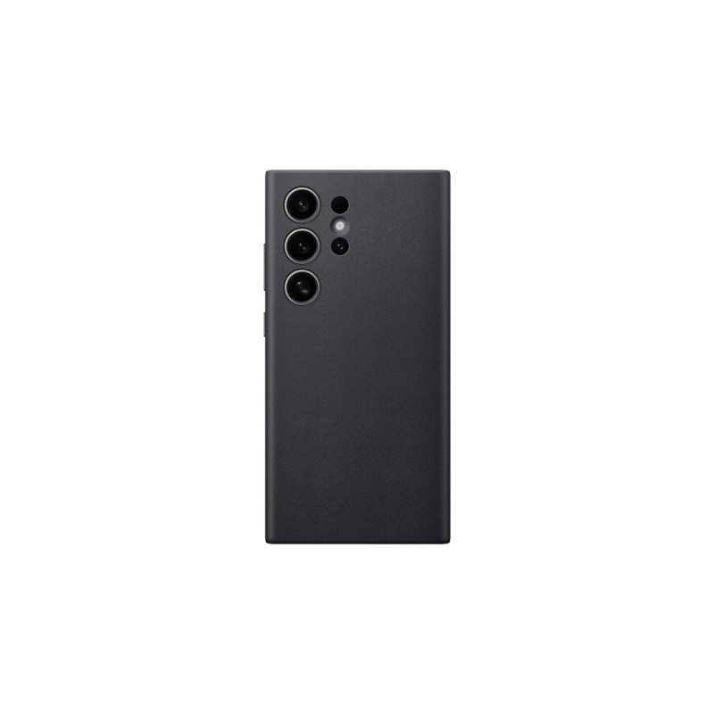 SAMSUNG Hochuen Vegan Leather Case, Handyhülle(schwarz, Samsung Galaxy S24 Ultra)