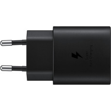 SAMSUNG Ladeadapter mit Schnellladefunktion EP-TA800N, Ladegerät(schwarz, USB Type-C, 25 W)