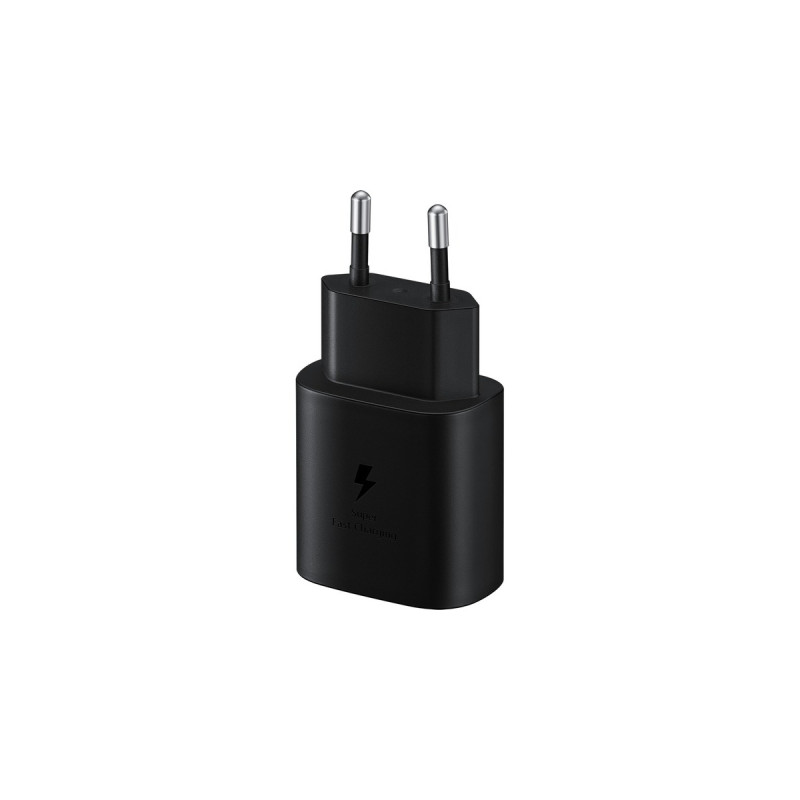 SAMSUNG Ladeadapter mit Schnellladefunktion EP-TA800N, Ladegerät(schwarz, USB Type-C, 25 W)