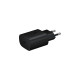 SAMSUNG Ladeadapter mit Schnellladefunktion EP-TA800N, Ladegerät(schwarz, USB Type-C, 25 W)