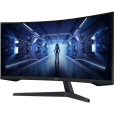 SAMSUNG Odyssey G5 C34G55TWWP, Gaming-Monitor(86 cm (34 Zoll), schwarz, UWQHD, VA, AMD Free-Sync, Curved, 165Hz Panel)