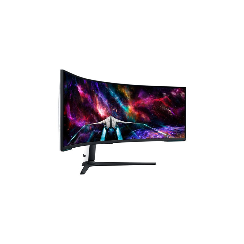 SAMSUNG Odyssey Neo G95NC S57CG954NU, Gaming-Monitor(145 cm (57 Zoll), weiß/schwarz, UWUHD, VA, AMD Free-Sync, G-Sync kompatibel, 240Hz Panel)