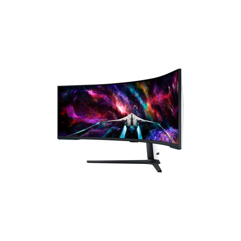 SAMSUNG Odyssey Neo G95NC S57CG954NU, Gaming-Monitor(145 cm (57 Zoll), weiß/schwarz, UWUHD, VA, AMD Free-Sync, G-Sync kompatibel, 240Hz Panel)