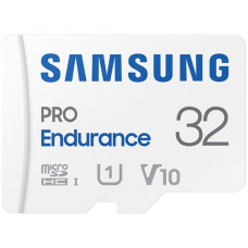 SAMSUNG PRO Endurance 32 GB microSDHC (2022), Speicherkarte(weiß, UHS-I U1, Class 10, V10)