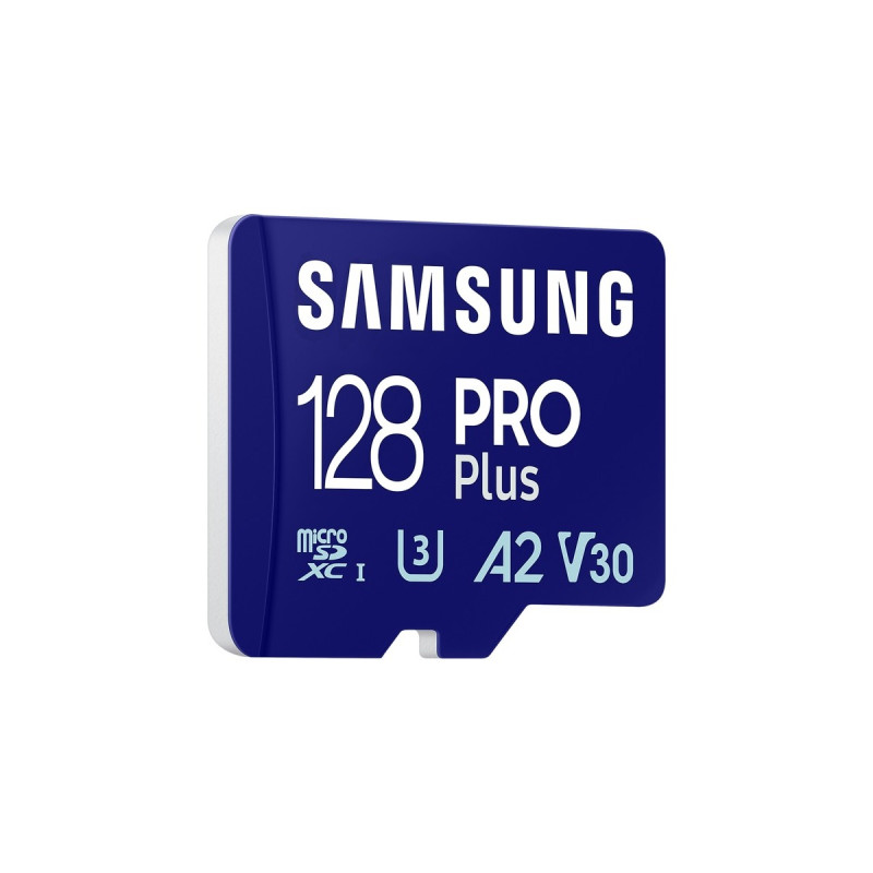 SAMSUNG PRO Plus 128 GB microSDXC (2023), Speicherkarte(blau, UHS-I U3, Class 10, V30, A2)