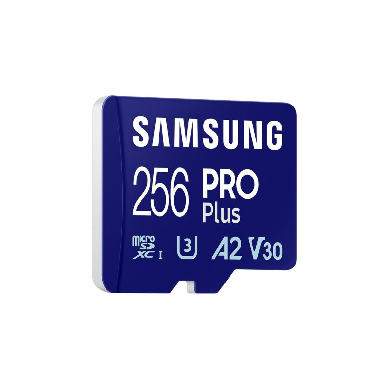 SAMSUNG PRO Plus 256 GB microSDXC (2023), Speicherkarte(blau, UHS-I U3, Class 10, V30, A2)