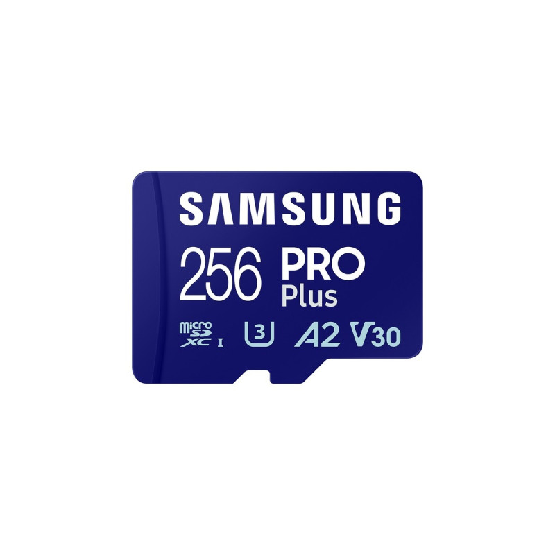 SAMSUNG PRO Plus 256 GB microSDXC (2023), Speicherkarte(blau, UHS-I U3, Class 10, V30, A2)