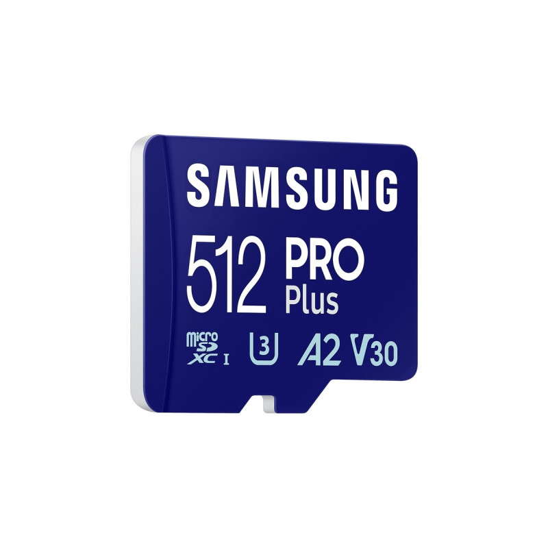 SAMSUNG PRO Plus 512 GB microSDXC (2023), Speicherkarte(blau, UHS-I U3, Class 10, V30, A2)