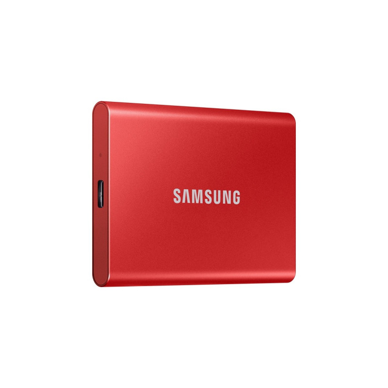 SAMSUNG Portable SSD T7 2TB, Externe SSD(rot, USB-C 3.2 Gen 2 (10 Gbit/s), extern)