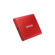 SAMSUNG Portable SSD T7 2TB, Externe SSD(rot, USB-C 3.2 Gen 2 (10 Gbit/s), extern)