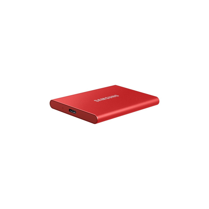 SAMSUNG Portable SSD T7 2TB, Externe SSD(rot, USB-C 3.2 Gen 2 (10 Gbit/s), extern)