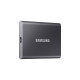 SAMSUNG Portable SSD T7 500GB, Externe SSD(grau, USB-C 3.2 Gen 2 (10 Gbit/s), extern)