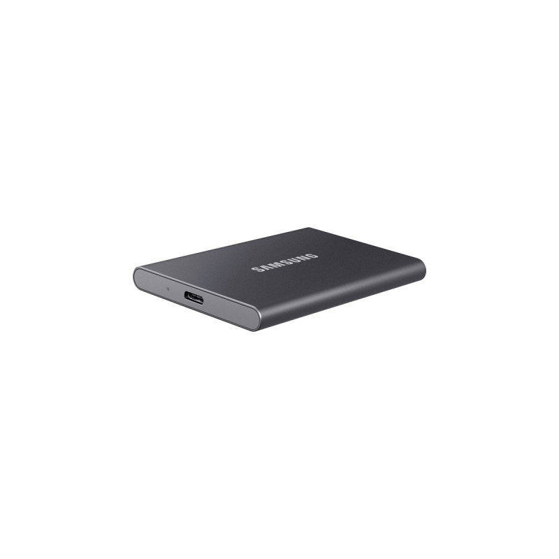 SAMSUNG Portable SSD T7 500GB, Externe SSD(grau, USB-C 3.2 Gen 2 (10 Gbit/s), extern)