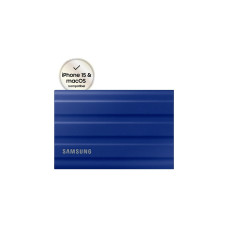 SAMSUNG Portable SSD T7 Shield 2 TB, Externe SSD(blau, USB-C 3.2 Gen 2 (10 Gbit/s), extern)