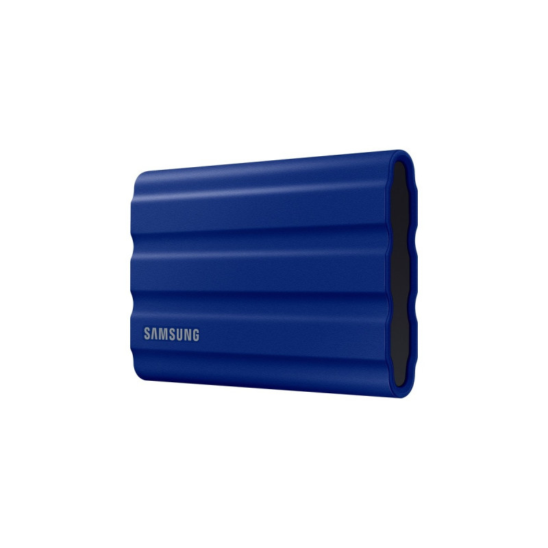 SAMSUNG Portable SSD T7 Shield 2 TB, Externe SSD(blau, USB-C 3.2 Gen 2 (10 Gbit/s), extern)