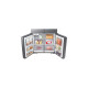 SAMSUNG RF59C700ES9/EG, French Door(edelstahl, 4,5-Liter-Wassertank, AI Energy Mode)
