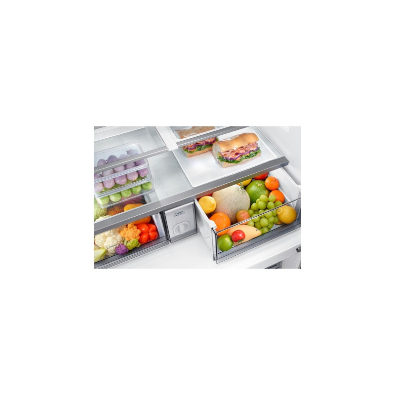 SAMSUNG RF65A96768A/EG, French Door(weiß/dunkelblau)