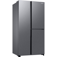 SAMSUNG RH69B8920S9/EG RS8000, Side-by-Side(edelstahl/silber, Food Showcase Tür, Beverage Center, Festwasseranschluss)